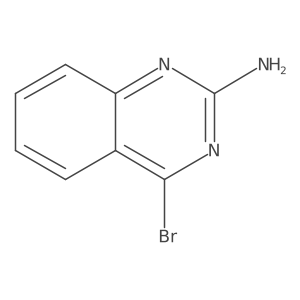 4-Bromoquinazolin-2-amine结构式
