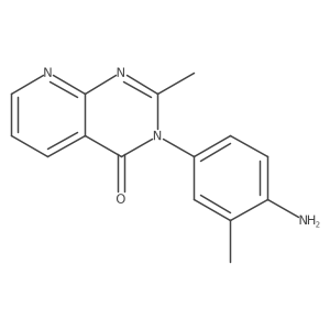 3-(4-amino-3-methylphenyl)-2-methylpyrido[2,3-d]pyrimidin-4(3H)-one Structure