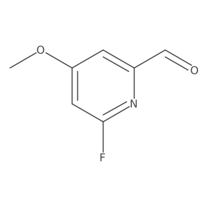 6-Fluoro-4-methoxypicolinaldehyde Structure