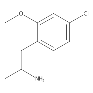 (S)-1-(4-chloro-2-methoxyphenyl)propan-2-amine结构式