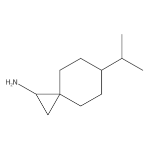 6-(Propan-2-yl)spiro[2.5]octan-1-amine结构式