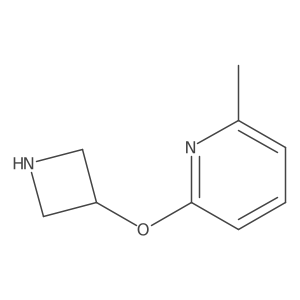 2-(Azetidin-3-yloxy)-6-methylpyridine结构式