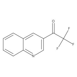 2,2,2-Trifluoro-1-(quinolin-3-yl)ethanone结构式