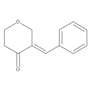 (E)-3-benzylidenetetrahydro-4H-pyran-4-one Structure