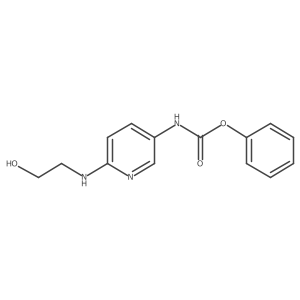 Phenyl 6-(2-hydroxyethylamino)pyridin-3-ylcarbamate Structure