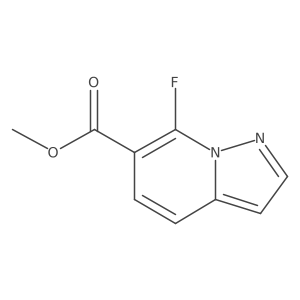 Pyrazolo[1,5-a]pyridine-6-carboxylic acid, 7-fluoro-, methyl ester Structure