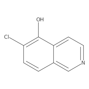 6-Chloroisoquinolin-5-ol结构式