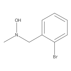 N-[(2-bromophenyl)methyl]-N-methylhydroxylamine Structure