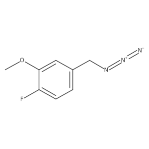 4-(Azidomethyl)-1-fluoro-2-methoxybenzene结构式