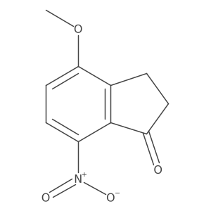 1H-Inden-1-one, 2,3-dihydro-4-methoxy-7-nitro- Structure