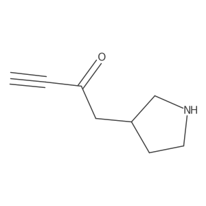 1-(Pyrrolidin-3-yl)but-3-yn-2-one结构式