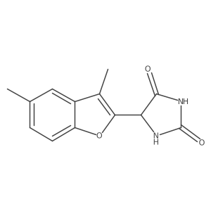 5-(3,5-Dimethyl-2-benzofuranyl)-2,4-imidazolidinedione Structure