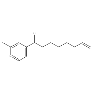 4-Pyrimidinemethanol, I+/--6-hepten-1-yl-2-methyl- Structure