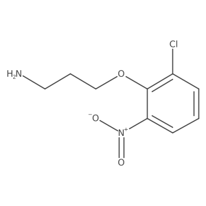 3-(2-Chloro-6-nitrophenoxy)propan-1-amine Structure