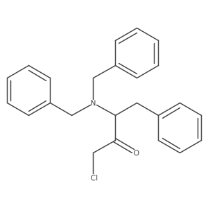 (3s)-3-Dibenzylamino-1-chloro-2-oxo-4-phenylbutane Structure