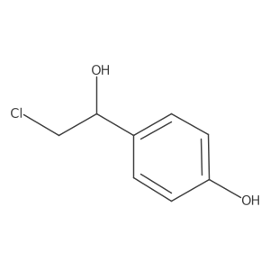 (S)-2-Chloro-1-(4-hydroxyphenyl)ethanol结构式