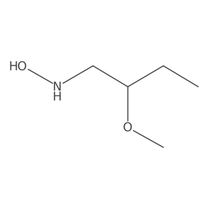 N-(2-methoxybutyl)hydroxylamine结构式