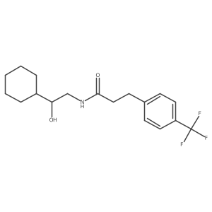 N-(2-cyclohexyl-2-hydroxyethyl)-3-(4-(trifluoromethyl)phenyl)propanamide Structure