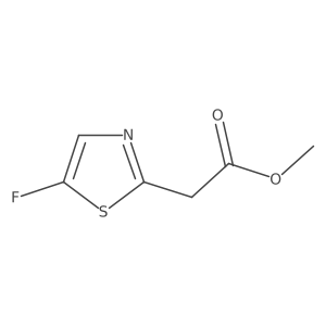 2-Thiazoleacetic acid, 5-fluoro-, methyl ester结构式