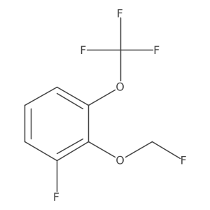 1-Fluoro-2-fluoromethoxy-3-(trifluoromethoxy)benzene结构式