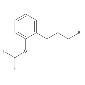2-(3-Bromopropyl)(difluoromethoxy)benzene Structure