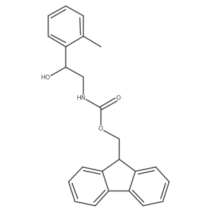 (9H-fluoren-9-yl)methyl N-[2-hydroxy-2-(2-methylphenyl)ethyl]carbamate Structure
