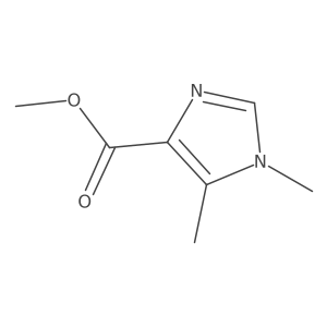 Methyl 1,5-dimethyl-1H-imidazole-4-carboxylate Structure