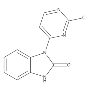 3-(2-chloropyrimidin-4-yl)-1H-benzimidazol-2-one结构式