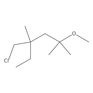 4-(Chloromethyl)-2-methoxy-2,4-dimethylhexane Structure