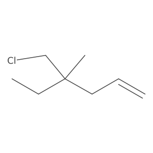 4-(Chloromethyl)-4-methylhex-1-ene Structure