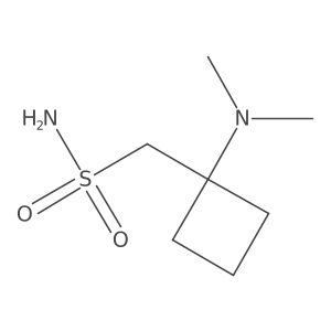 [1-(Dimethylamino)cyclobutyl]methanesulfonamide结构式