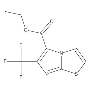 Ethyl 6-(trifluoromethyl)imidazo[2,1-b]thiazole-5-carboxylate Structure