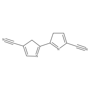 3H,3'H-[2,2'-Bipyrrole]-4,5'-dicarbonitrile Structure