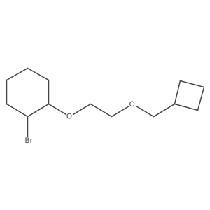 1-Bromo-2-[2-(cyclobutylmethoxy)ethoxy]cyclohexane Structure