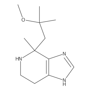 4-(2-methoxy-2-methylpropyl)-4-methyl-3H,4H,5H,6H,7H-imidazo[4,5-c]pyridine结构式
