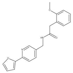 N-((6-(furan-2-yl)pyridin-3-yl)methyl)-2-(2-methoxyphenyl)acetamide Structure