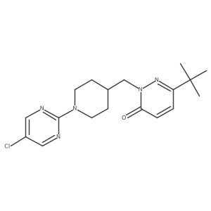 6-Tert-butyl-2-{[1-(5-chloropyrimidin-2-yl)piperidin-4-yl]methyl}-2,3-dihydropyridazin-3-one Structure