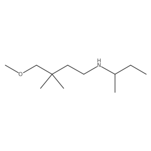 (Butan-2-yl)(4-methoxy-3,3-dimethylbutyl)amine结构式