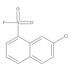 7-Chloronaphthalene-1-sulfonyl fluoride结构式
