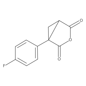 1-(4-Fluorophenyl)-3-oxabicyclo[3.1.0]hexane-2,4-dione结构式