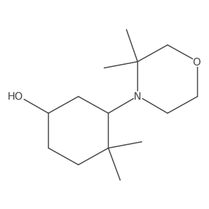 3-(3,3-Dimethylmorpholin-4-yl)-4,4-dimethylcyclohexan-1-ol Structure