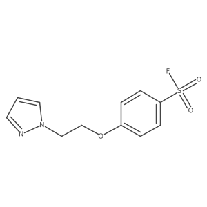 4-[2-(1H-pyrazol-1-yl)ethoxy]benzene-1-sulfonyl fluoride Structure