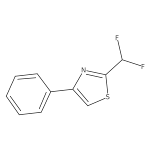 2-(Difluoromethyl)-4-phenylthiazole Structure
