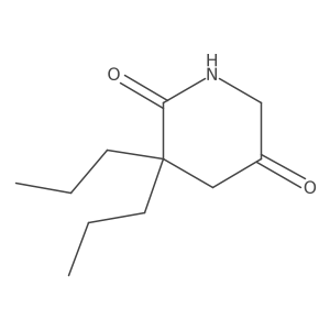 3,3-Dipropylpiperidine-2,5-dione结构式