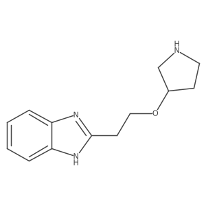 2-[2-(pyrrolidin-3-yloxy)ethyl]-1H-1,3-benzodiazole Structure