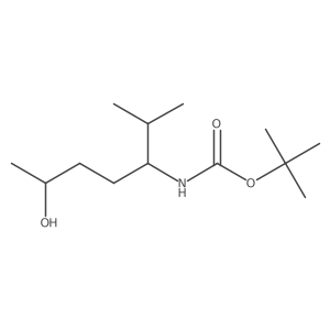 tert-butyl N-(6-hydroxy-2-methylheptan-3-yl)carbamate Structure