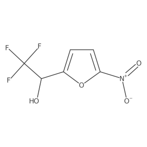 2,2,2-Trifluoro-1-(5-nitrofuran-2-yl)ethan-1-ol结构式