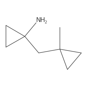 1-[(1-Methylcyclopropyl)methyl]cyclopropan-1-amine Structure