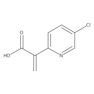 2-(5-Chloropyridin-2-yl)prop-2-enoic acid结构式