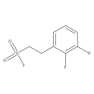 2-(2,3-Difluorophenyl)ethane-1-sulfonyl fluoride结构式